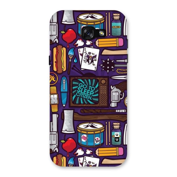 Go To Sleep Back Case for Galaxy A7 (2017)