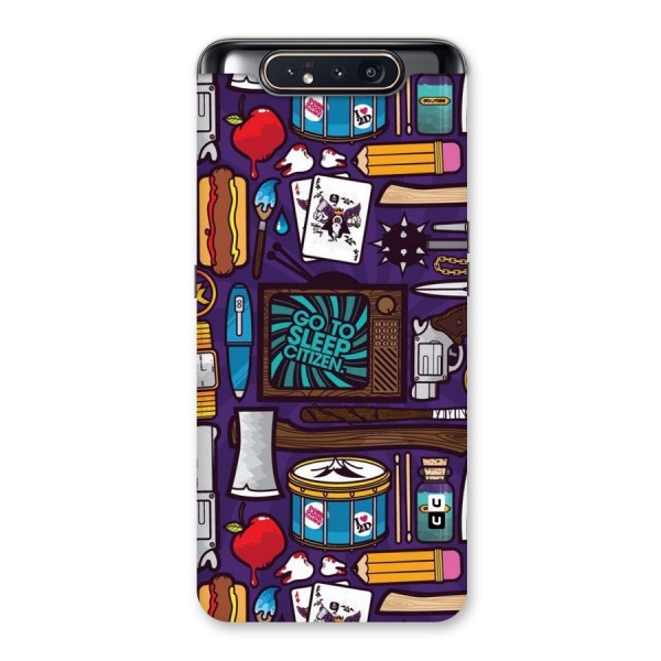 Go To Sleep Back Case for Galaxy A80