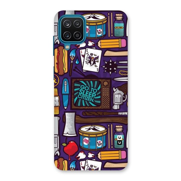 Go To Sleep Back Case for Galaxy F12