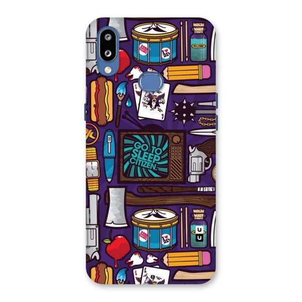 Go To Sleep Back Case for Galaxy M01s