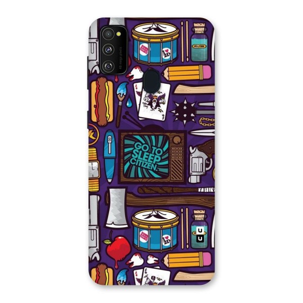 Go To Sleep Back Case for Galaxy M21