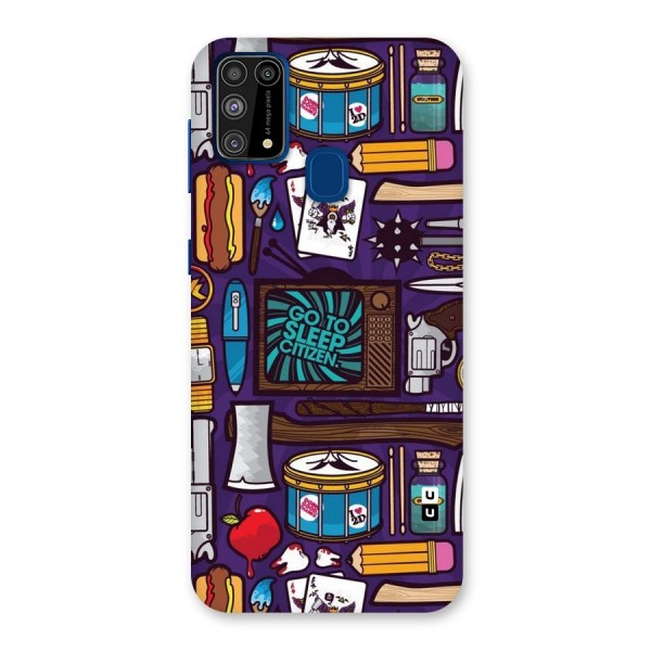 Go To Sleep Back Case for Galaxy M31