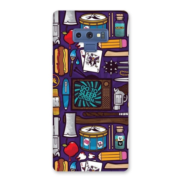 Go To Sleep Back Case for Galaxy Note 9