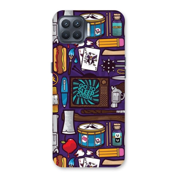 Go To Sleep Back Case for Oppo F17 Pro