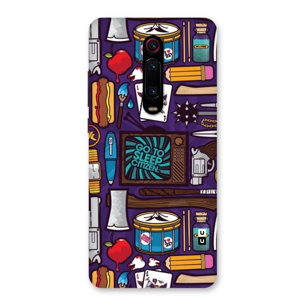 Go To Sleep Back Case for Redmi K20 Pro