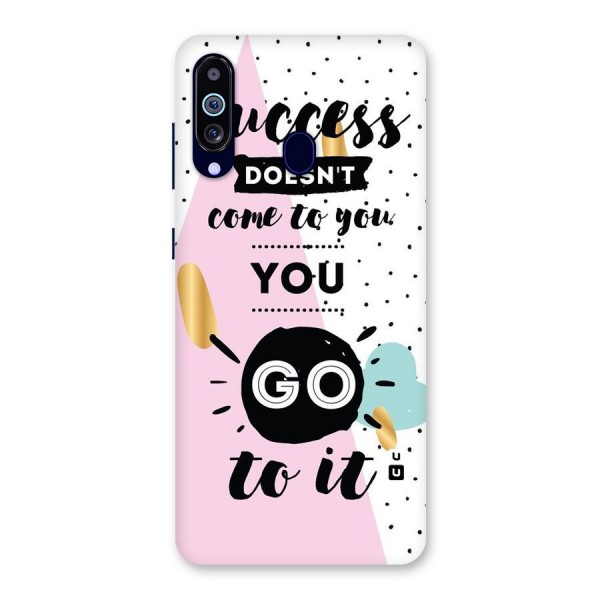 Go To Success Back Case for Galaxy A60