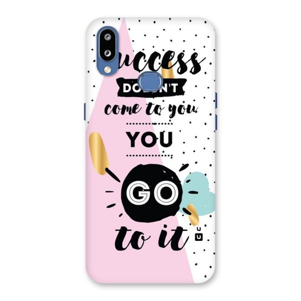 Go To Success Back Case for Galaxy M01s