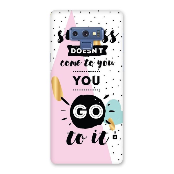 Go To Success Back Case for Galaxy Note 9