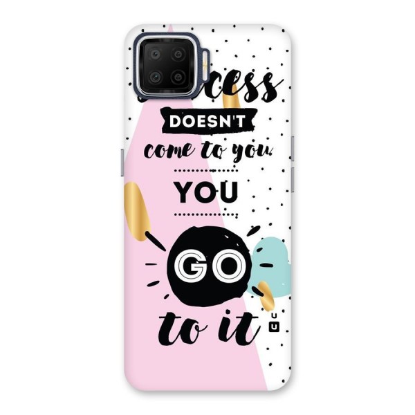 Go To Success Back Case for Oppo F17