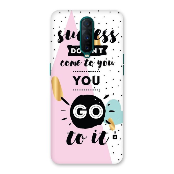 Go To Success Back Case for Oppo R17 Pro