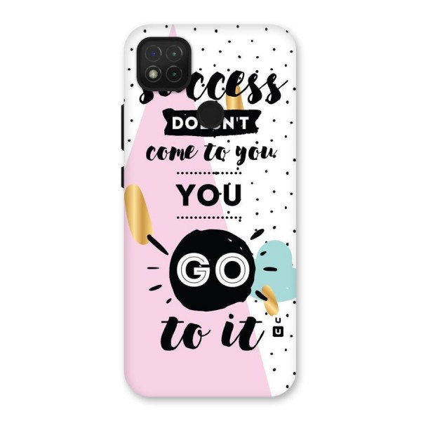 Go To Success Back Case for Redmi 9