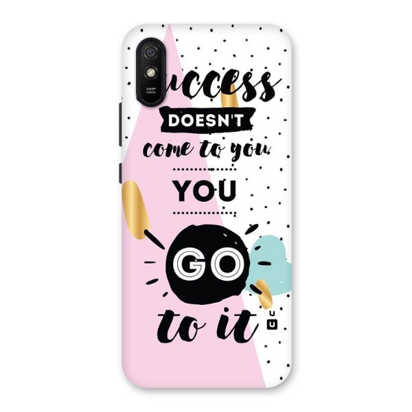 Go To Success Back Case for Redmi 9i