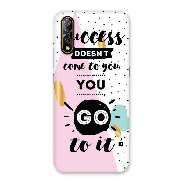 Go To Success Back Case for Vivo S1