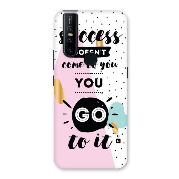 Go To Success Back Case for Vivo V15