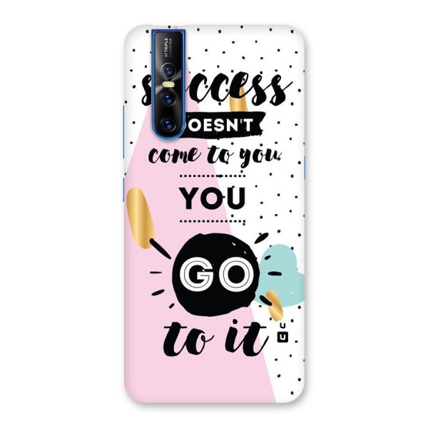 Go To Success Back Case for Vivo V15 Pro