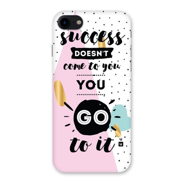 Go To Success Back Case for iPhone SE 2020