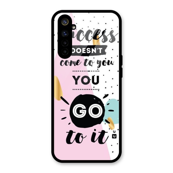 Go To Success Glass Back Case for Realme 6