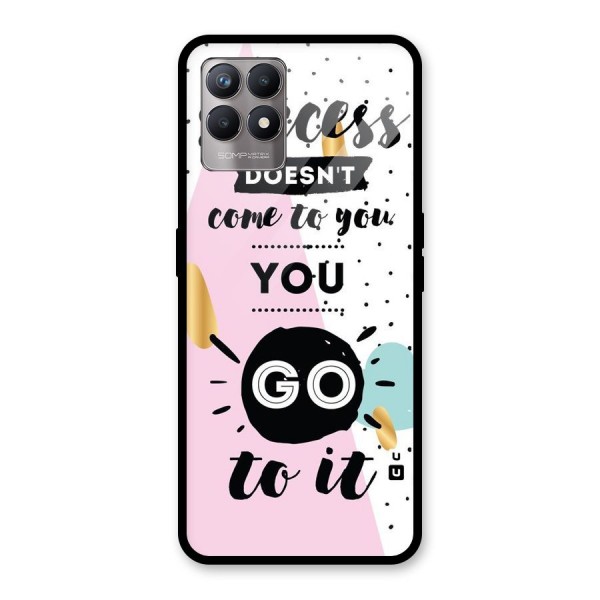 Go To Success Glass Back Case for Realme 8i