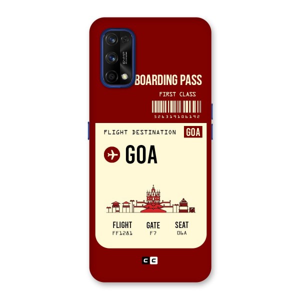 Goa Boarding Pass Back Case for Realme 7 Pro