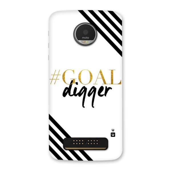 Goal Digger Back Case for Moto Z Play