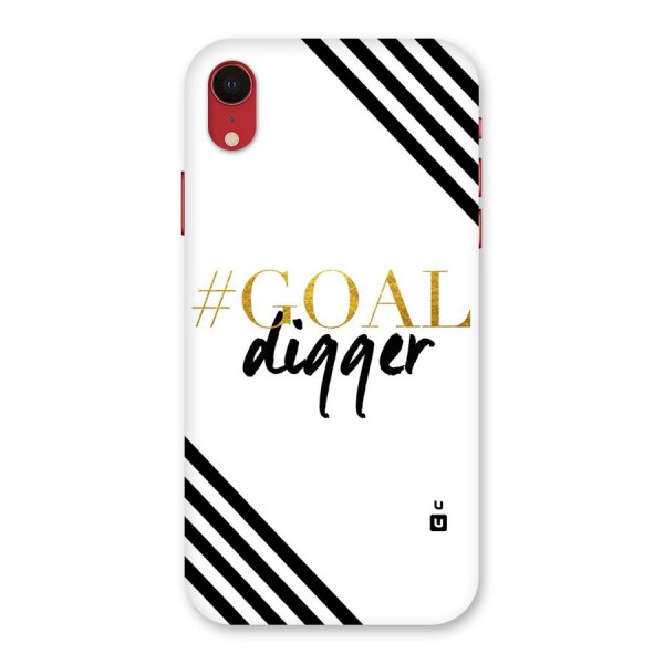 Goal Digger Back Case for iPhone XR