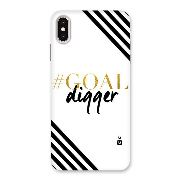 Goal Digger Back Case for iPhone XS Max