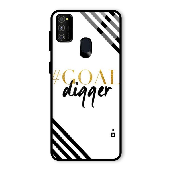 Goal Digger Glass Back Case for Galaxy M21