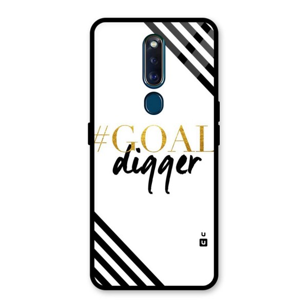 Goal Digger Glass Back Case for Oppo F11 Pro