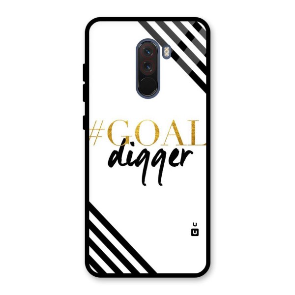 Goal Digger Glass Back Case for Poco F1