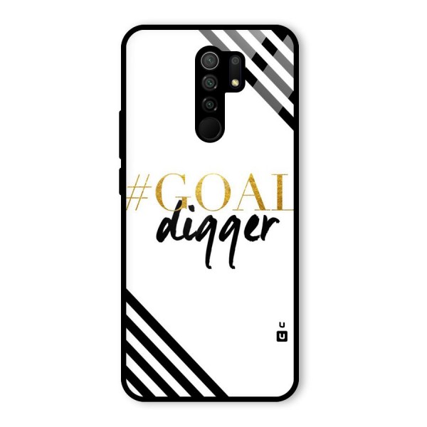 Goal Digger Glass Back Case for Redmi 9 Prime