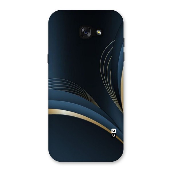 Gold Blue Beauty Back Case for Galaxy A7 (2017)