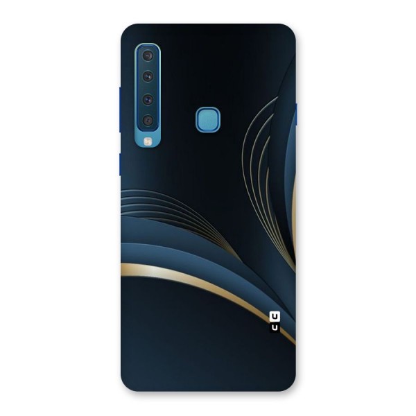 Gold Blue Beauty Back Case for Galaxy A9 (2018)