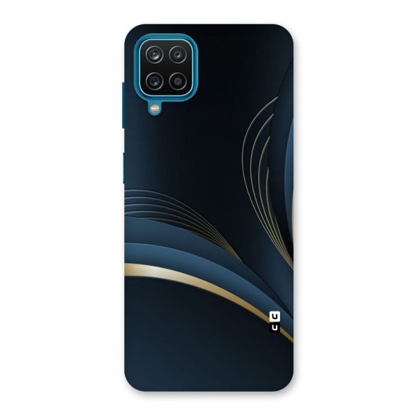 Gold Blue Beauty Back Case for Galaxy F12