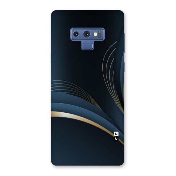 Gold Blue Beauty Back Case for Galaxy Note 9