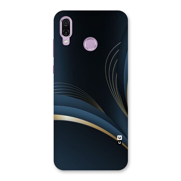 Gold Blue Beauty Back Case for Honor Play