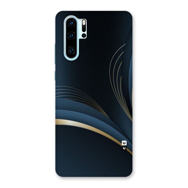 Gold Blue Beauty Back Case for Huawei P30 Pro