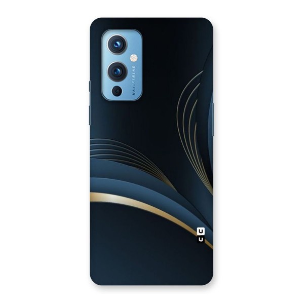 Gold Blue Beauty Back Case for OnePlus 9