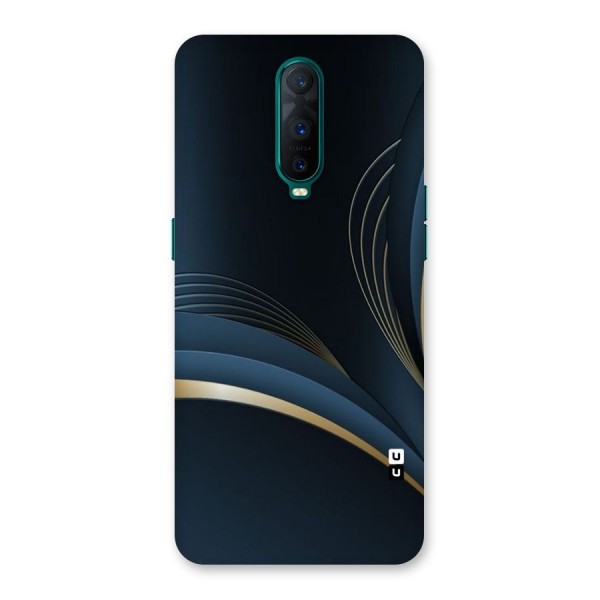 Gold Blue Beauty Back Case for Oppo R17 Pro