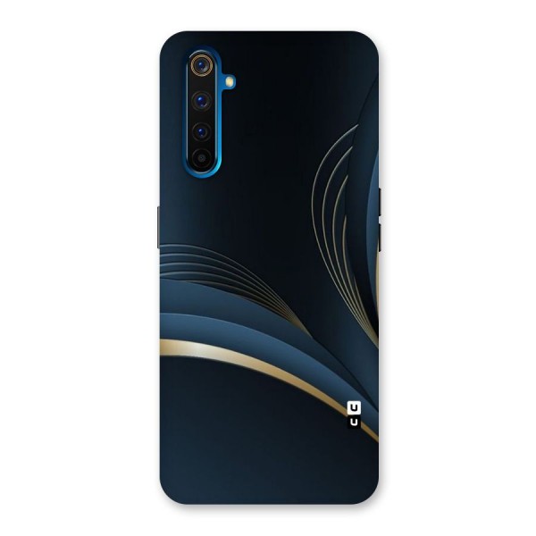 Gold Blue Beauty Back Case for Realme 6 Pro