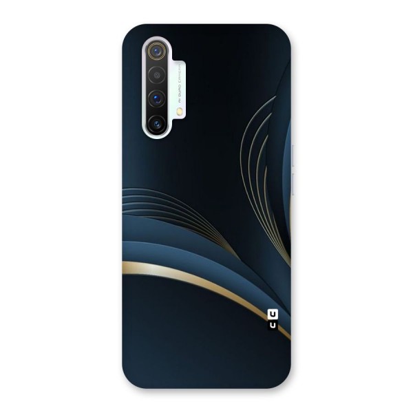 Gold Blue Beauty Back Case for Realme X3