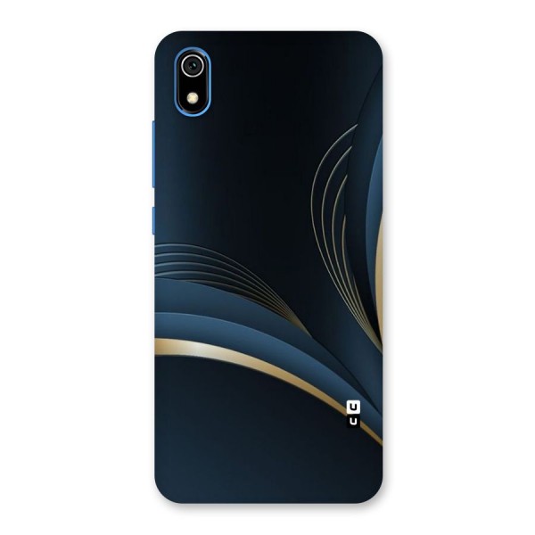 Gold Blue Beauty Back Case for Redmi 7A