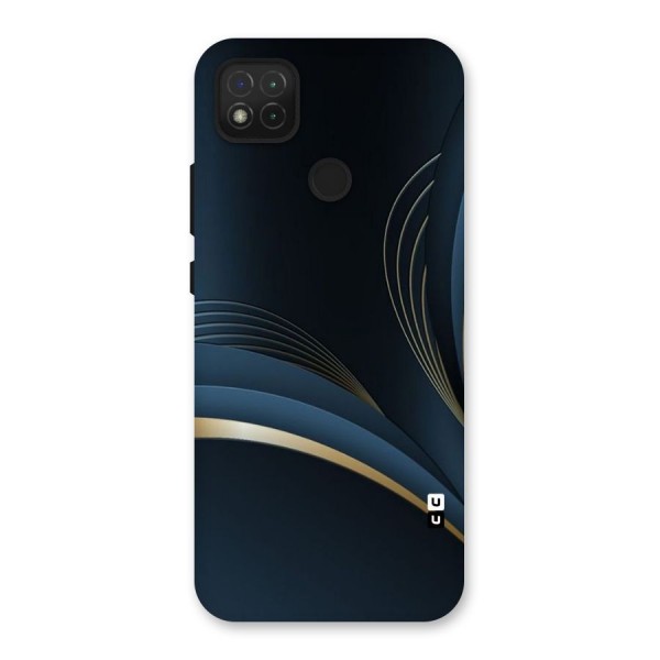 Gold Blue Beauty Back Case for Redmi 9C