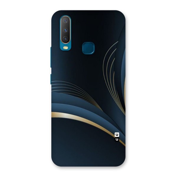 Gold Blue Beauty Back Case for Vivo U10