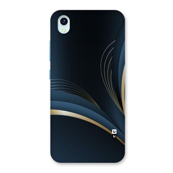 Gold Blue Beauty Back Case for Vivo Y1s