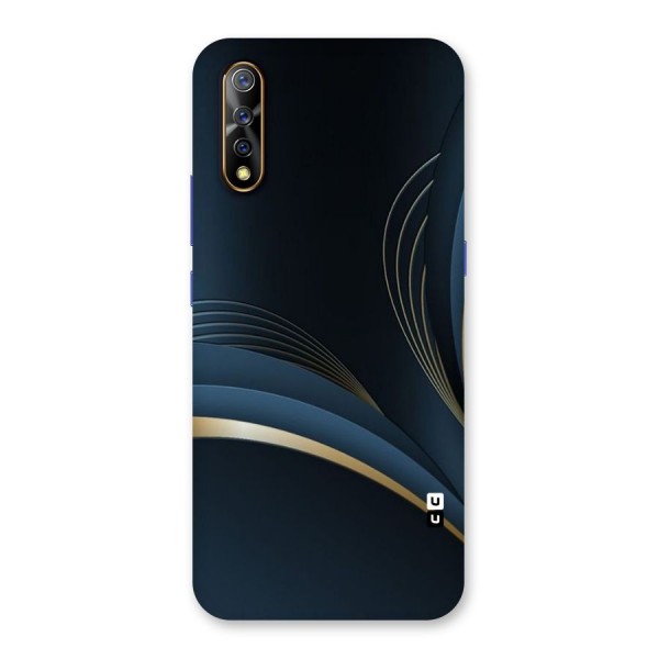 Gold Blue Beauty Back Case for Vivo Z1x