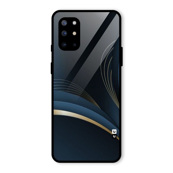 Gold Blue Beauty Glass Back Case for OnePlus 8T