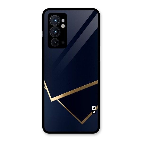 Gold Corners Glass Back Case for OnePlus 9RT 5G