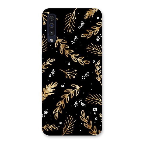 Gold Palm Leaves Back Case for Galaxy A50