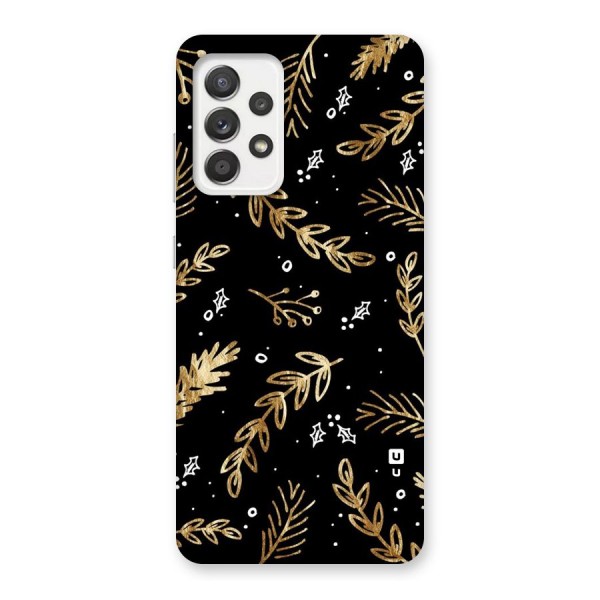 Gold Palm Leaves Back Case for Galaxy A52