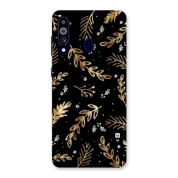 Gold Palm Leaves Back Case for Galaxy A60